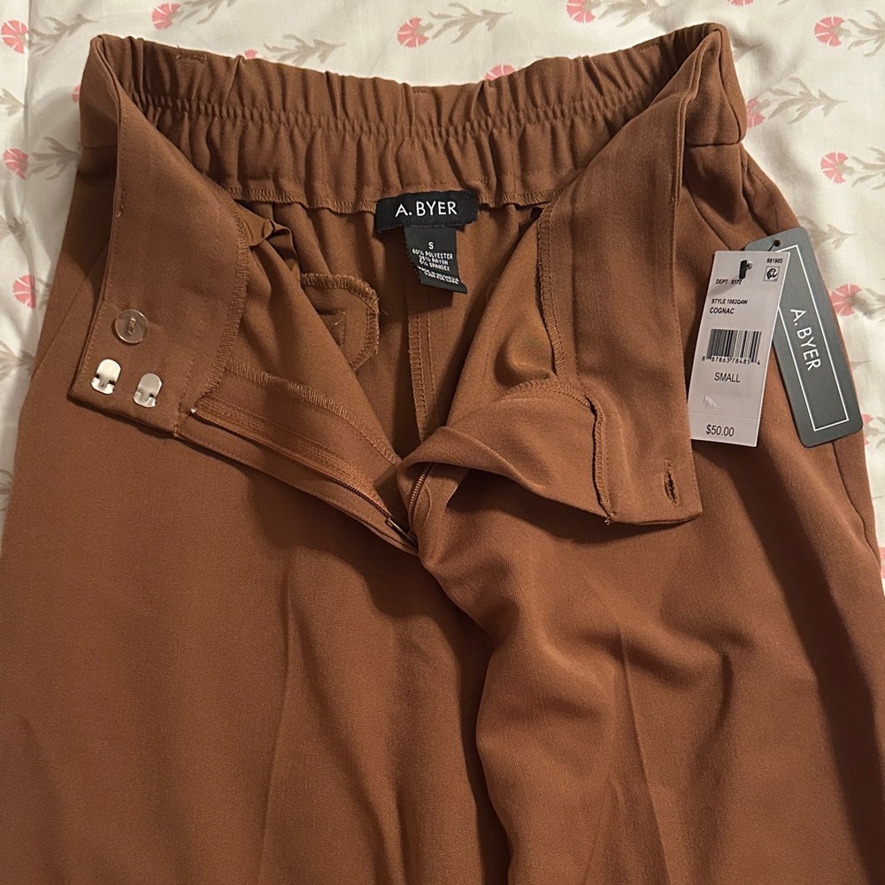A. Byer Cinnamon Brown/ Cognac Trousers style 1082Q4W Dress pants/ Slacks